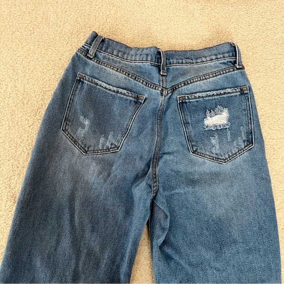 Windsor High Rise Ripped Straight-Leg Jeans - Picture 4 of 6